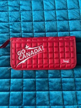 lug Red 'Go Canada' Quilted Wallet